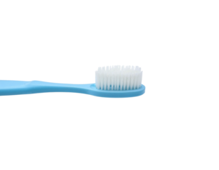 toothbrush with toothpaste isolated
