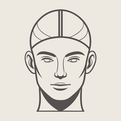 icon featuring the head of a human,