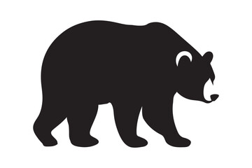 Bear vector silhouette artwork