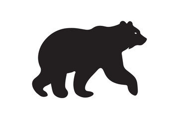 Bear vector silhouette artwork
