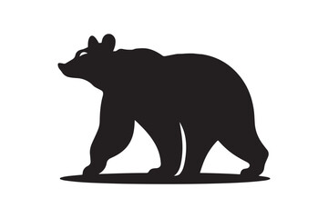 Bear vector silhouette artwork