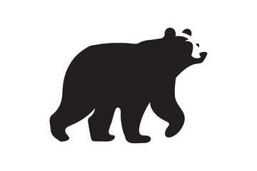 Bear vector silhouette artwork