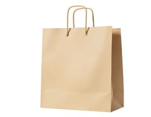 paper bag isolated on white