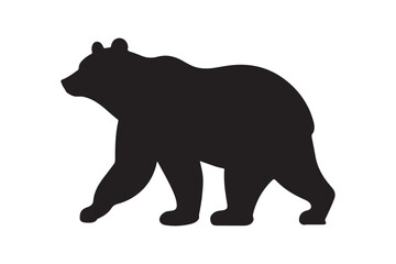 Bear vector silhouette artwork