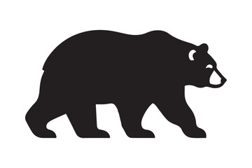 Bear vector silhouette artwork