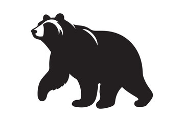 Bear vector silhouette artwork