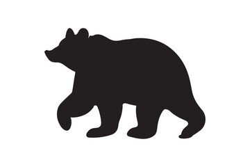Bear vector silhouette artwork