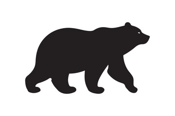 Bear vector silhouette artwork