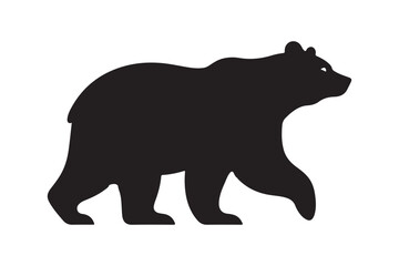 Bear vector silhouette artwork