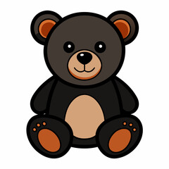 Christmas Gingerbread Storefront Black silhouette