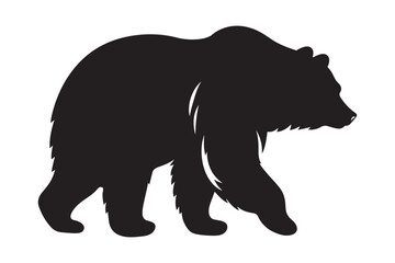Bear vector silhouette artwork