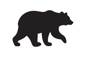 Bear vector silhouette artwork