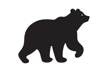 Bear vector silhouette artwork