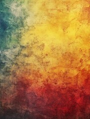 Obraz premium Vibrant Multicolored Grunge Texture with Abstract Artistic Background : Generative AI