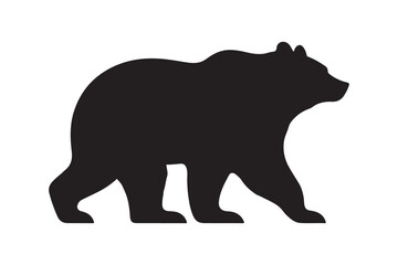 Bear vector silhouette artwork