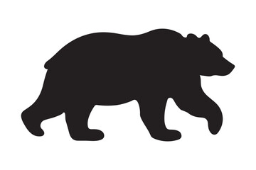 Bear vector silhouette artwork