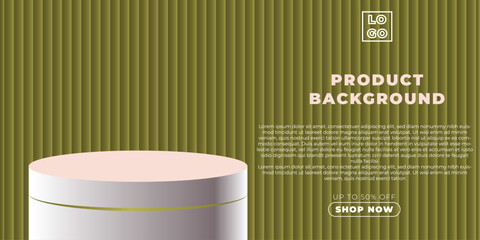 3d podium background and metalic texture gradient with spotlight luxury