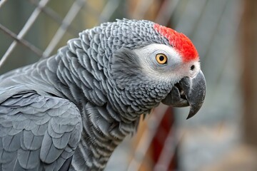 Fototapeta premium portrait of a parrot