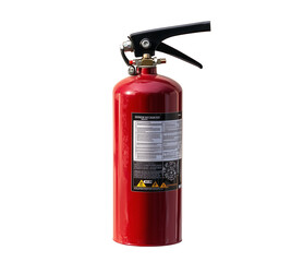 fire extinguisher isolated on transparent background 