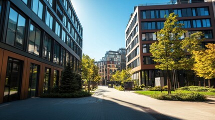 Modern Sustainable Office Complex with Daylight