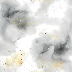 Abstract Watercolor Grunge Textured Background in Gray, Gold, Yellow. Pefect for wallpapers, backgrounds