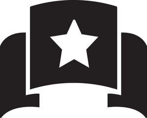 Award medal icon. Winner or victory badge medal. Game champion prize award of honor. Professional certificate ribbon vector symbol. Contains approved, verified, certified, star, achievement.