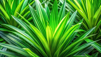 Pandanus amaryllifolius: Fragrant Pandan Leaves - Close-Up Documentary Photography