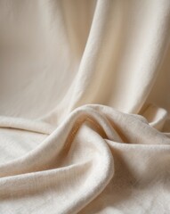 Natural linen material textile canvas texture background