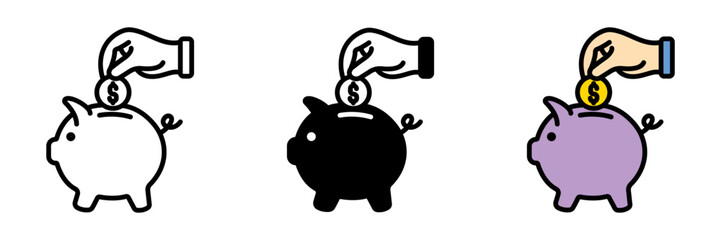 Piggy Bank Savings are stored in a piggy bank, representing financial discipline and planning for the future.