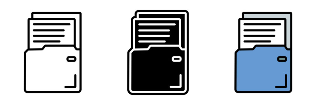 Document Folder Important papers are organized in a document folder, ensuring easy access and safe storage of financial records.