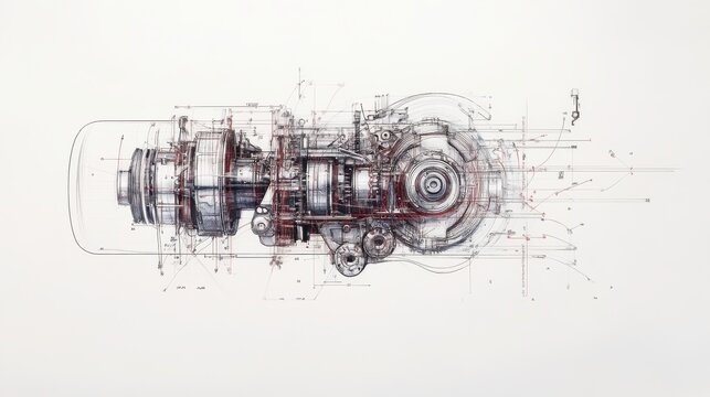 Detailed Mechanical Repair Schematics in Professional Lighting