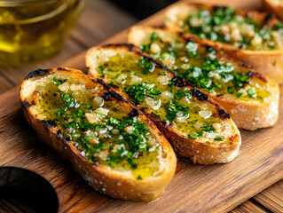 Bruschetta with grilled bread
