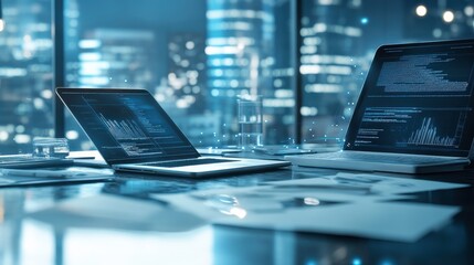 Innovative Workspace with Dynamic Mechanical Schematics