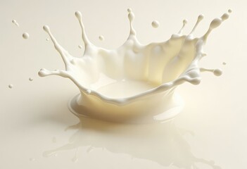 Creamy Milk Splash Crown
