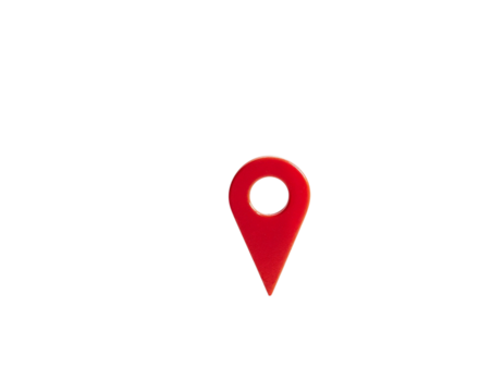 red map pointer