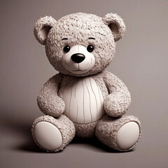 Obraz premium Funny teddy bear cartoon
