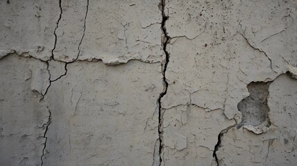 Obraz premium Gray Rough Background concrete old paint wall, Texture cement crack surface