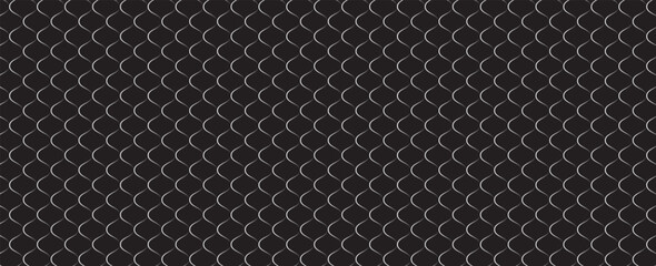 Mesh texture for fishing nets. Seamless pattern for sportswear or soccer goal, volleyball net, basketball hoop on black background