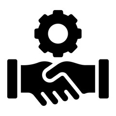 gear glyph icon