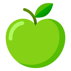 green-apple icon design