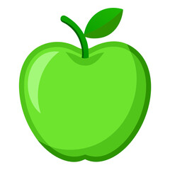 green-apple icon design