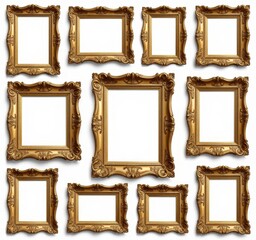 Ornate Gold Picture Frames Collection

