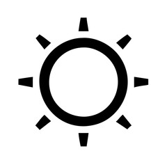 sun icon design