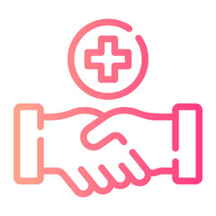 medical gradient icon