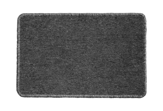 black Doormat isolated