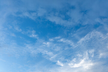 Obraz premium Blue Sky with Scattered Clouds Nature Background