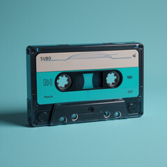 Fototapeta premium Close-up casete de los años 80s