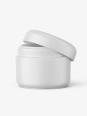 cosmetic and food jar mockup