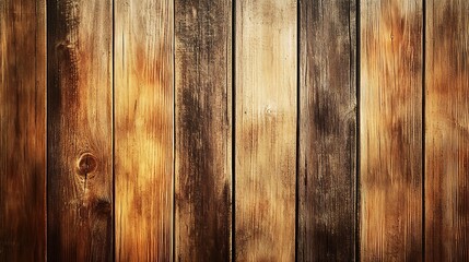 Obraz premium A rustic wood surface with visible grains in warm brown shades for an abstract finish