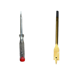 Photo of closed-jaw pliers on a white background